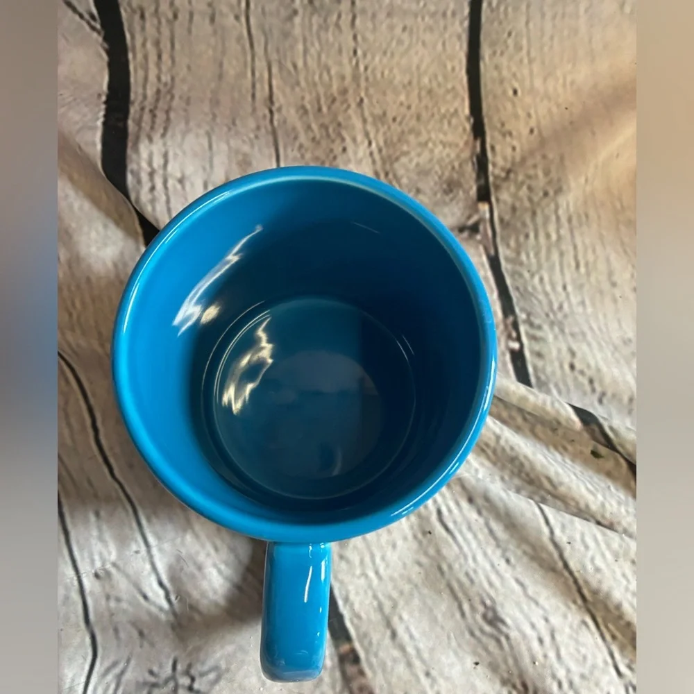 DISNEY METALLIC ARIEL BLUE MUG 20 OZ THE LITTLE MERMAID‎ IRIDESCENT RAINBOW